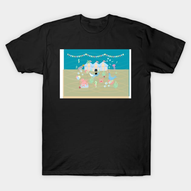 Ocean Circus T-Shirt by Eliza-Grace